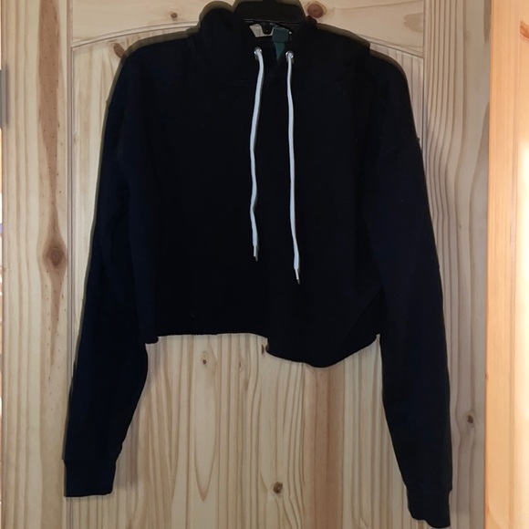 FINAL SALE Wild Fable Black Cropped Hoodie